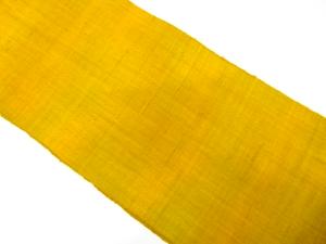 手織り真綿紬　織柄　名古屋帯